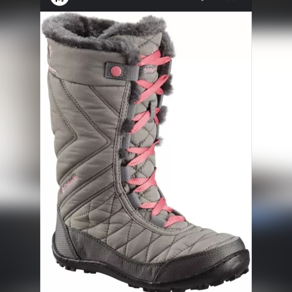 Columbia women's omni grip waterproof winter boots size 6 great condition